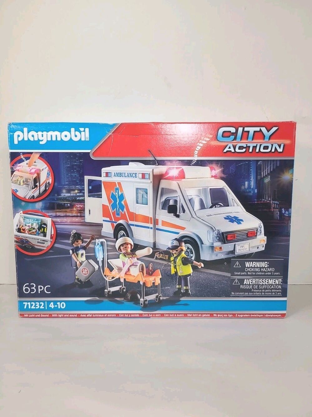 NEW Playmobil #71232 Ambulance City Action